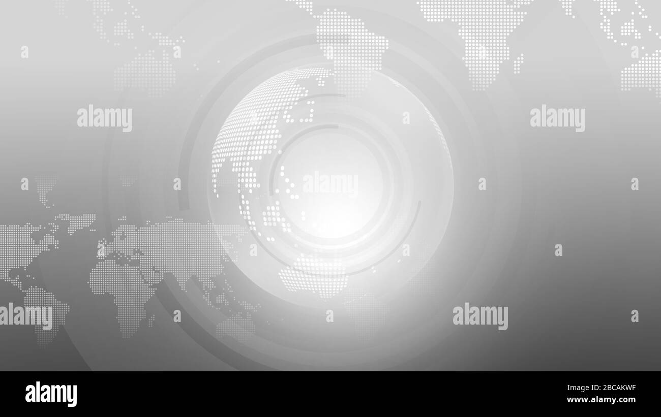 lo sfondo del rendering 3d è perfetto per qualsiasi tipo di presentazione di notizie o informazioni. Lo sfondo presenta un layout elegante e pulito Foto Stock