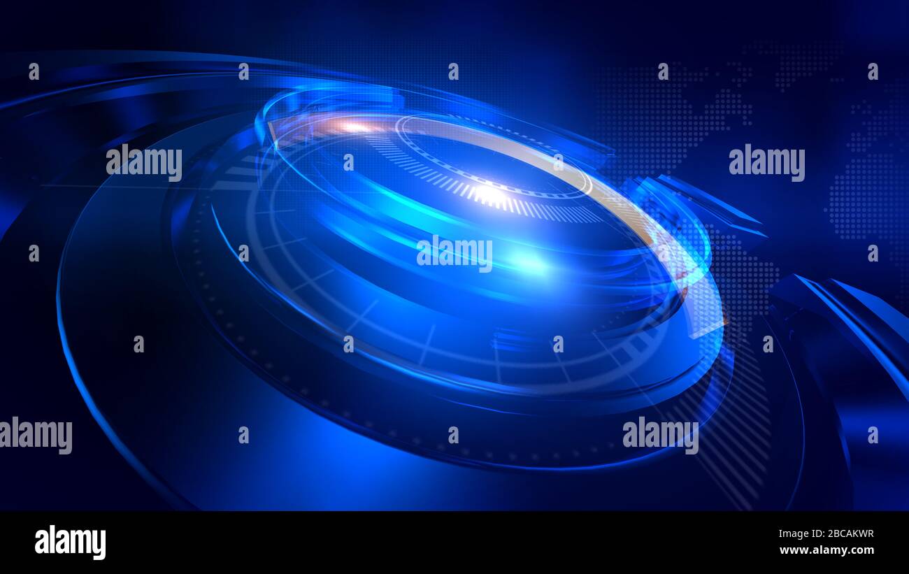 lo sfondo del rendering 3d è perfetto per qualsiasi tipo di presentazione di notizie o informazioni. Lo sfondo presenta un layout elegante e pulito Foto Stock