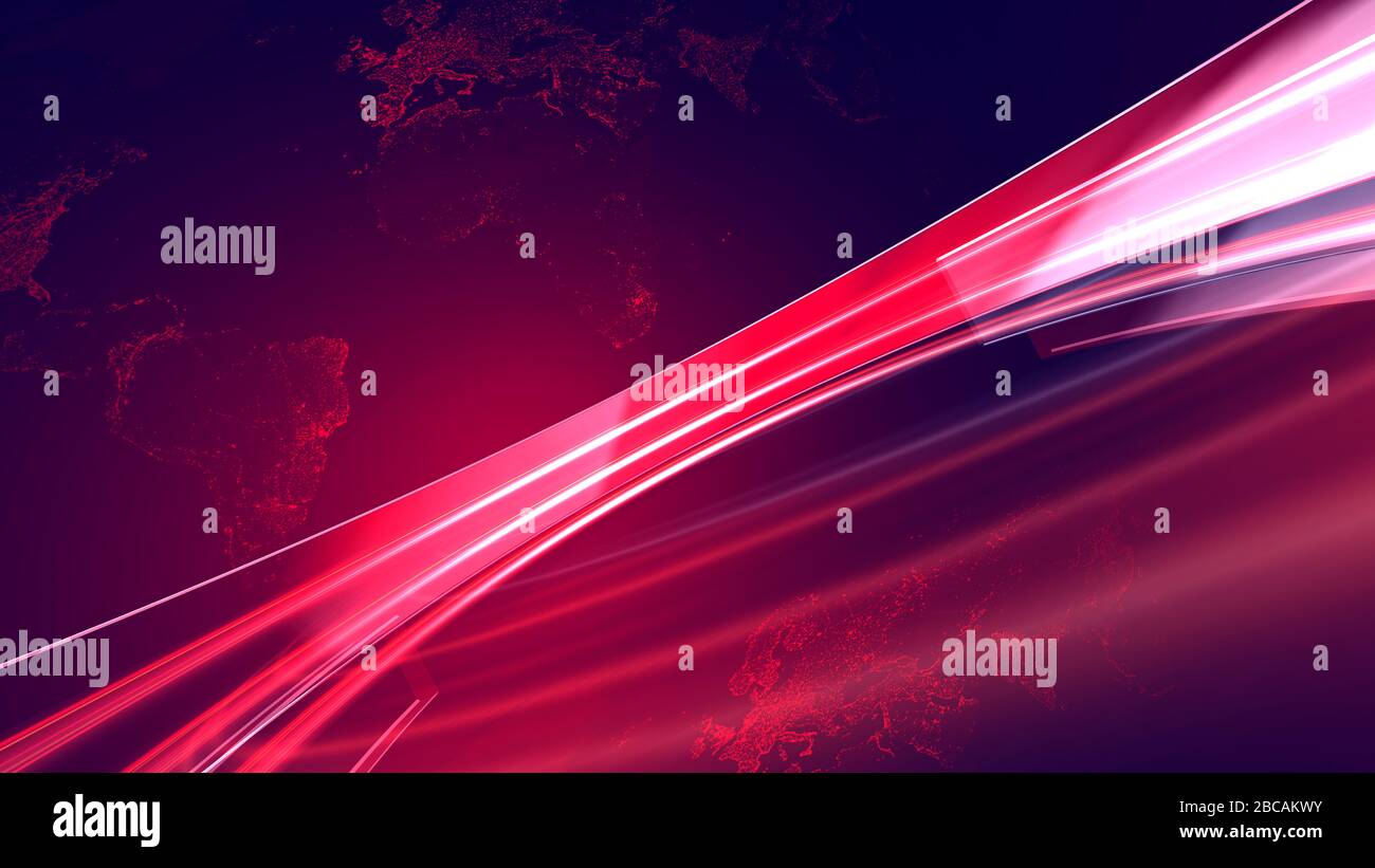 lo sfondo del rendering 3d è perfetto per qualsiasi tipo di presentazione di notizie o informazioni. Lo sfondo presenta un layout elegante e pulito Foto Stock