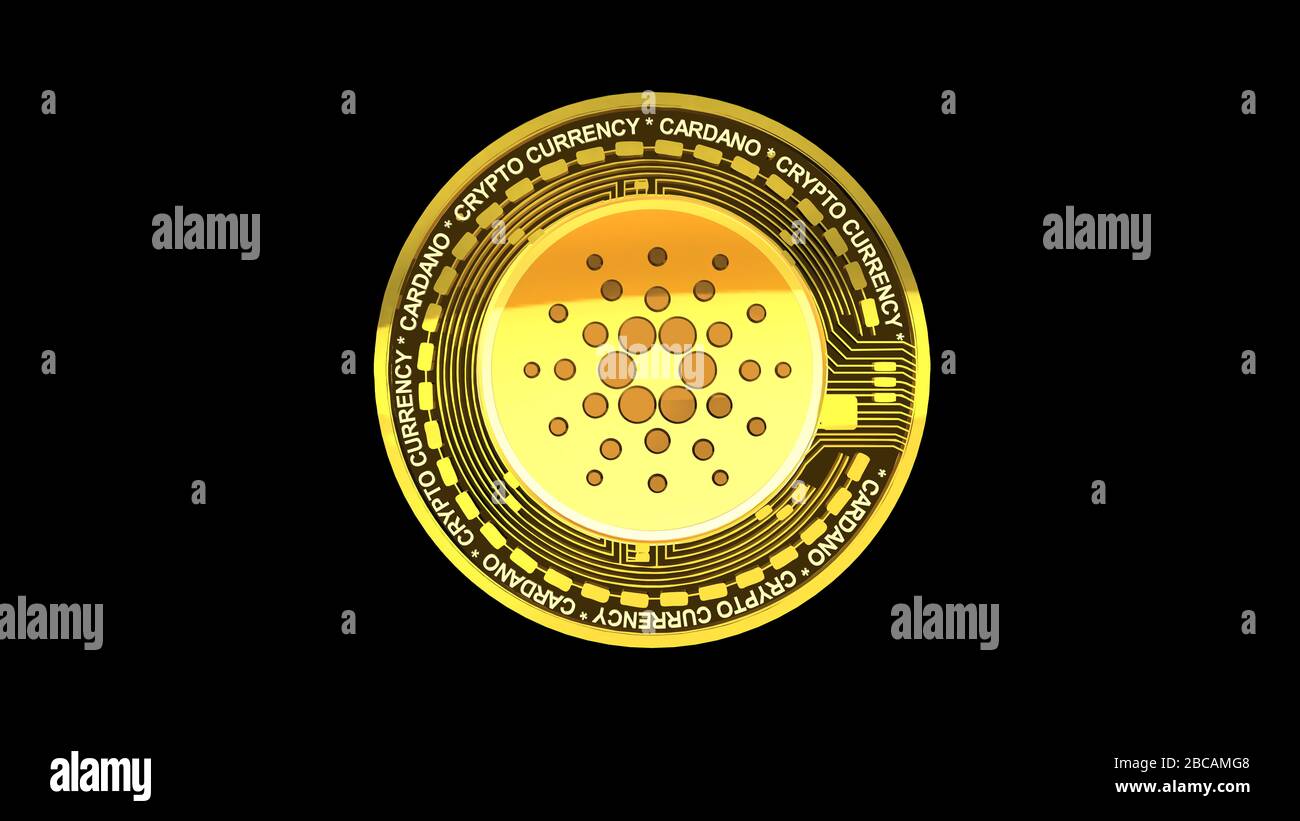 Lo sfondo della criptovaluta è perfetto per qualsiasi tipo di presentazione di notizie o informazioni. Lo sfondo presenta un layout elegante e pulito Foto Stock