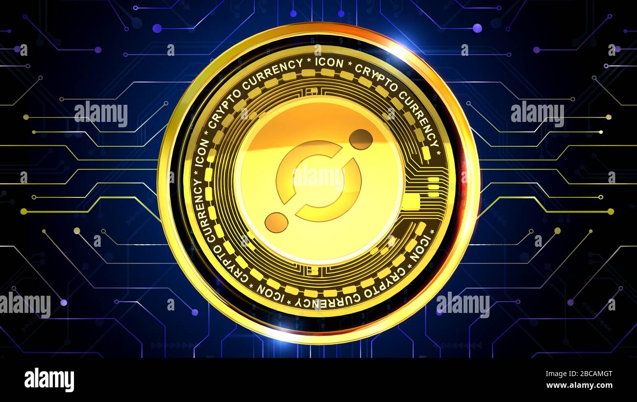 Lo sfondo della criptovaluta è perfetto per qualsiasi tipo di presentazione di notizie o informazioni. Lo sfondo presenta un layout elegante e pulito Foto Stock