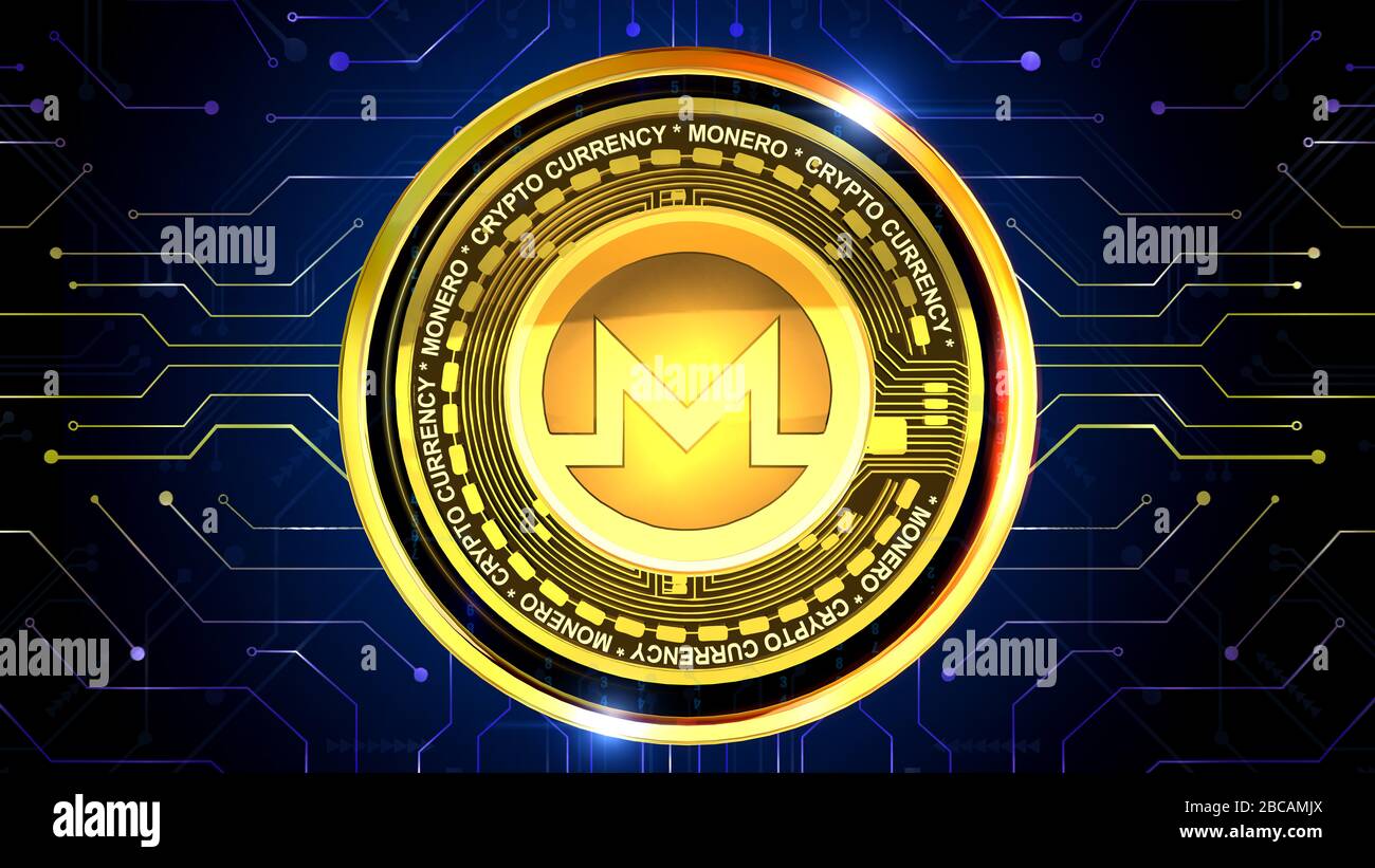 Lo sfondo della criptovaluta è perfetto per qualsiasi tipo di presentazione di notizie o informazioni. Lo sfondo presenta un layout elegante e pulito Foto Stock