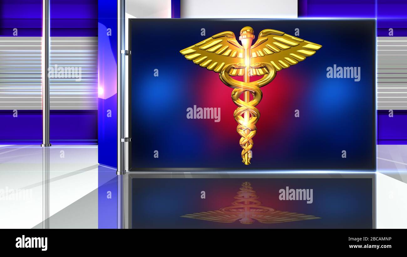 Il rendering 3D di Doctor è perfetto per qualsiasi tipo di presentazione di notizie o informazioni. Lo sfondo presenta un layout elegante e pulito Foto Stock