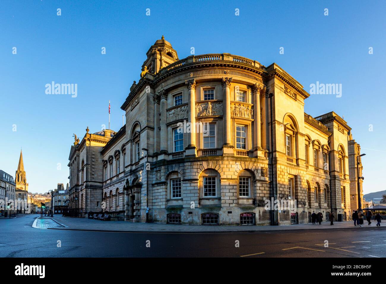 The Grade i listed Guildhall, Bath Somerset England UK Foto Stock
