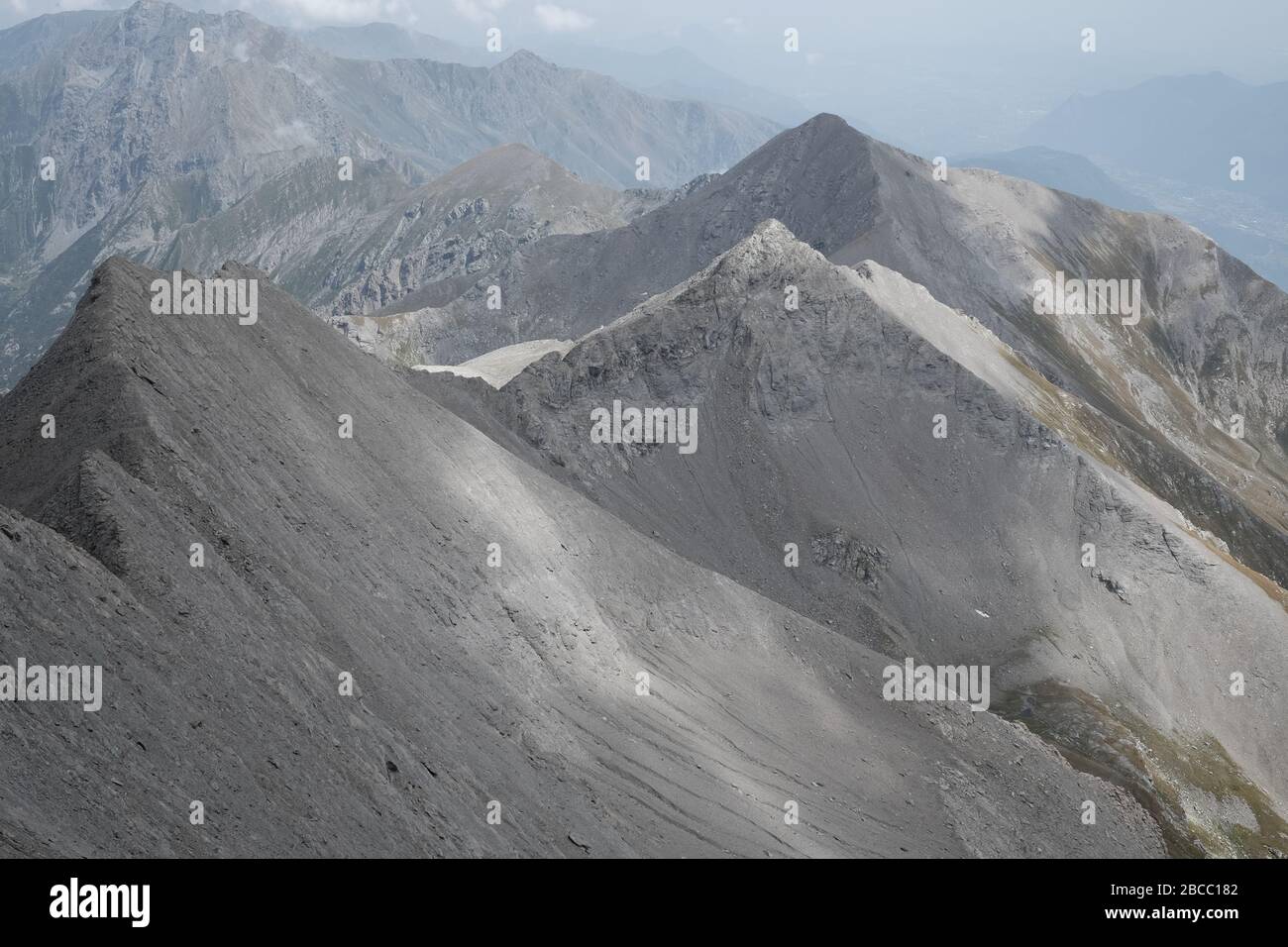 Trekking sul Monte Rocciamelone in Valsusa Foto Stock