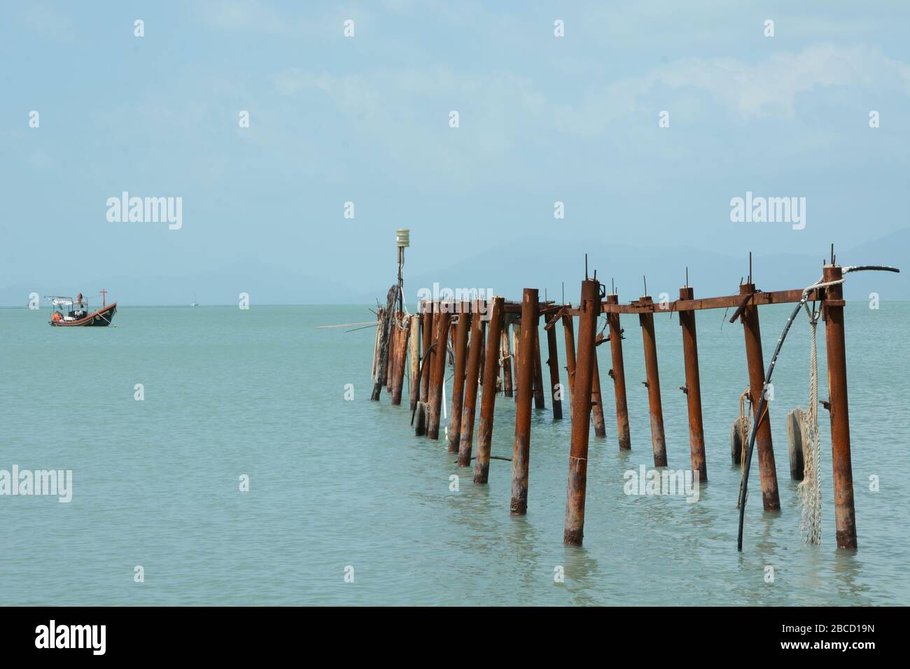 Koh Phangan pesca Foto Stock