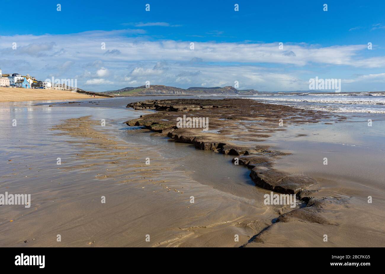 Lyme Regis Jurassic costa Foto Stock