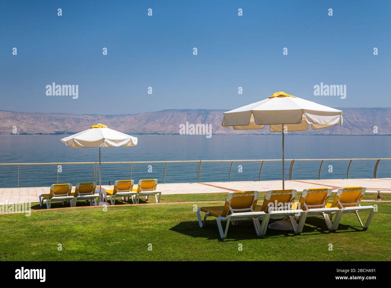 Il Gia Beach Hotel Resort a Tiberiade, Galilea, Israele, Medio Oriente. Foto Stock