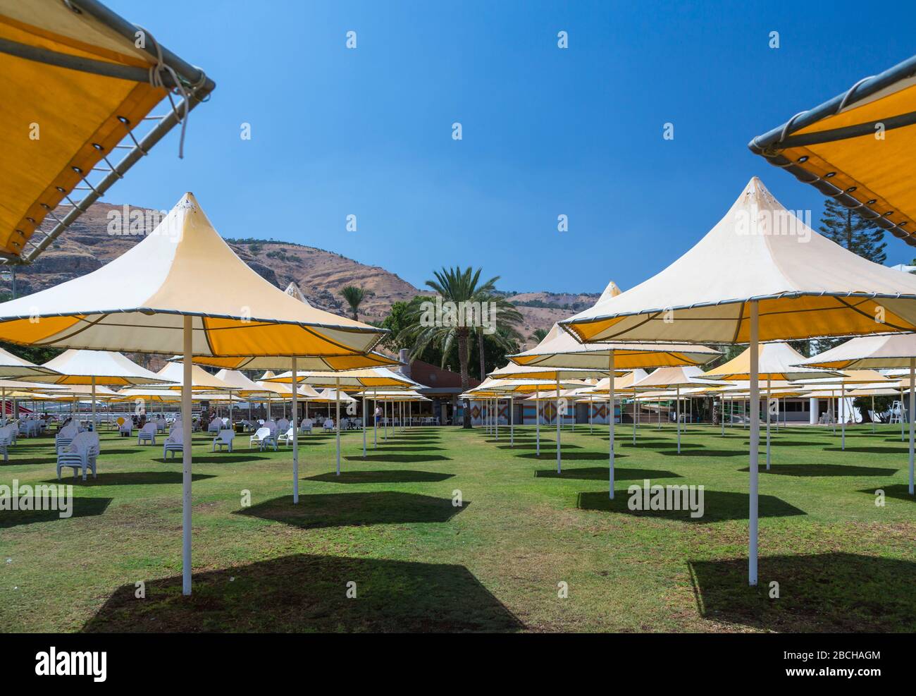 Il Gia Beach Hotel Resort a Tiberiade, Galilea, Israele, Medio Oriente. Foto Stock