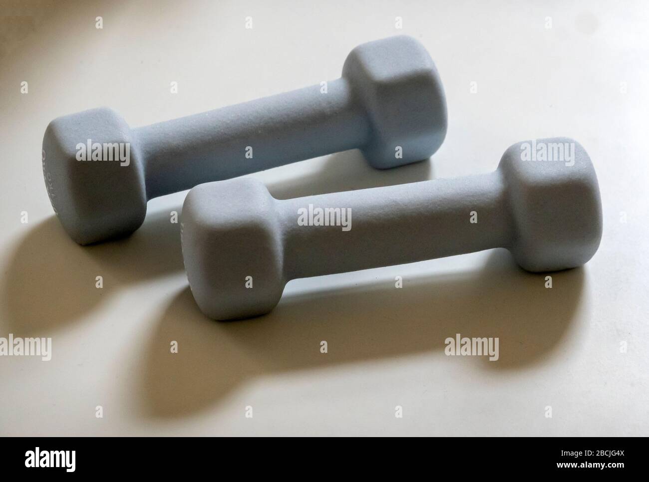 pesi manuali da 1 kg Foto Stock