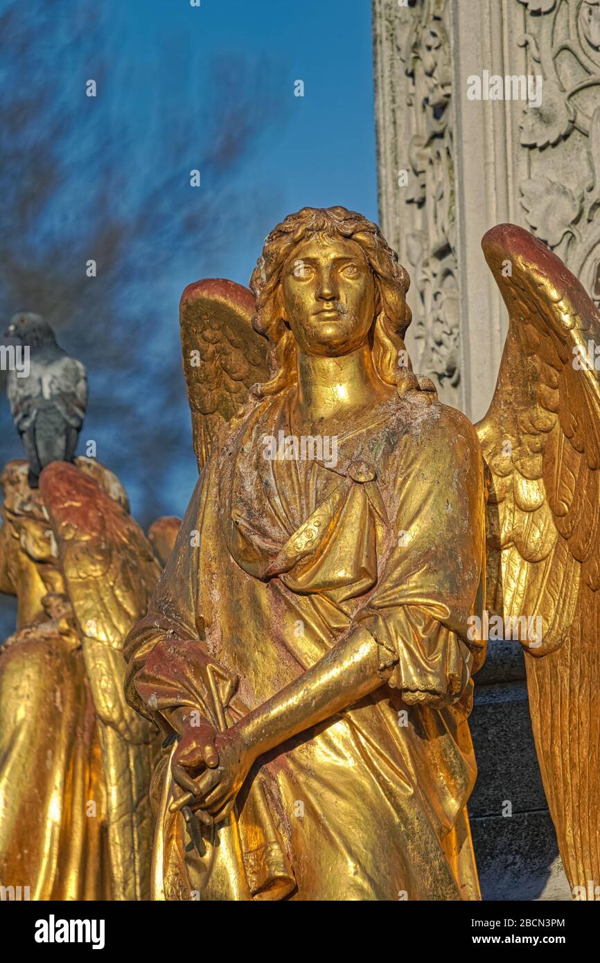 Monumento dell'Assunzione della Beata Vergine Maria a Zagabria Foto Stock