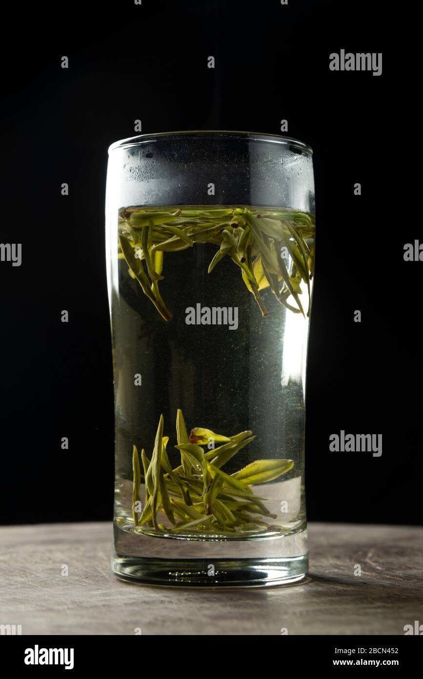 Tradizionale tè verde cinese, cultura cinese Foto Stock