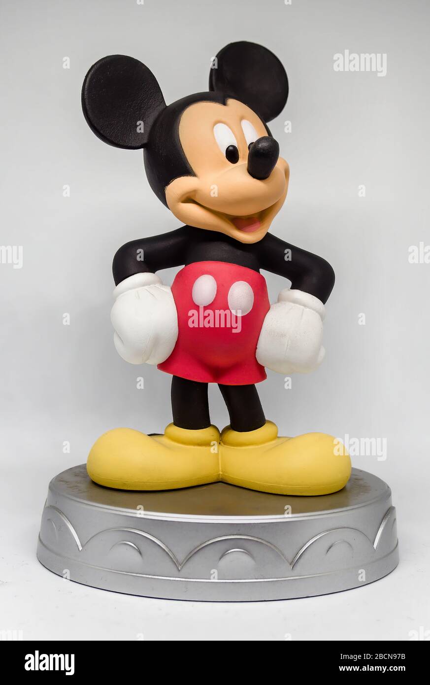 Figura in plastica Topolino - anteriore Foto Stock