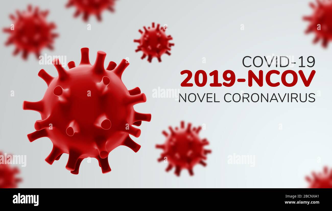 Romanzo Coronavirus (2019-nCoV, Virus Covid 19-NCP Foto Stock