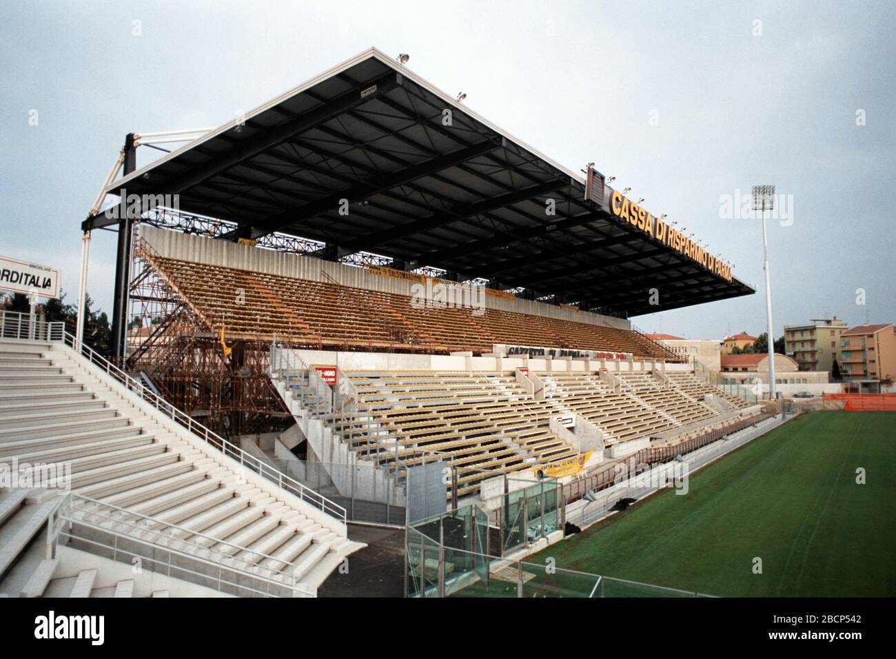 Vista generale dello Stadio Ennio Tardini, sede del Parma Calcio 1913 FC  Foto stock - Alamy