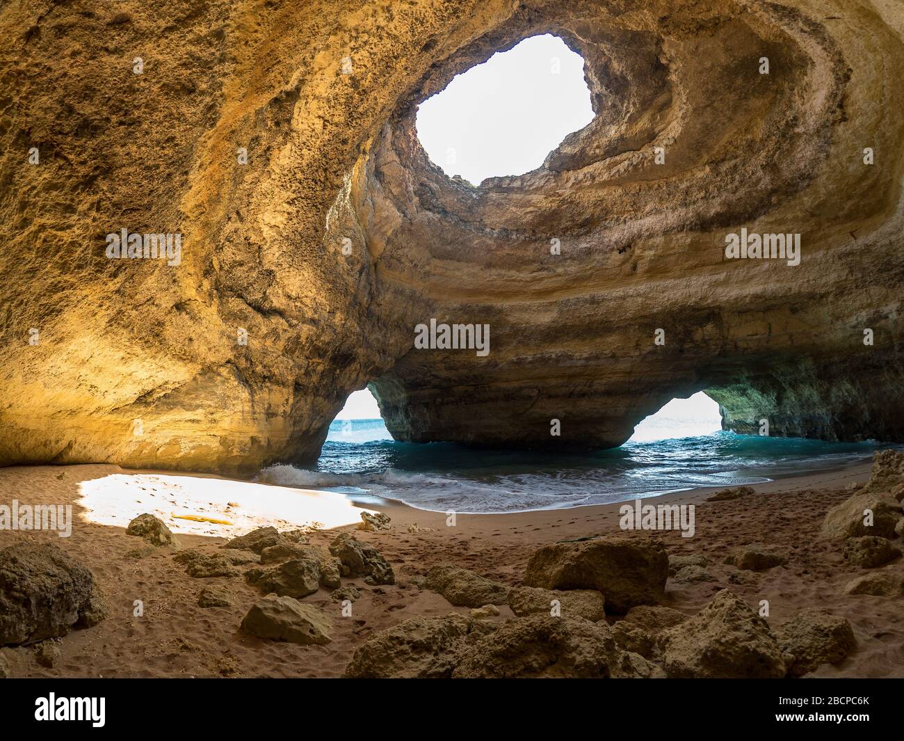 Benagil Sea Cave Foto Stock