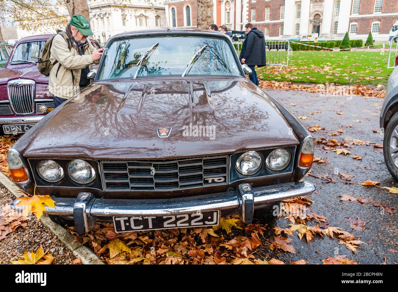 Rover 2000 TC berlina 4 porte 1973 Foto Stock