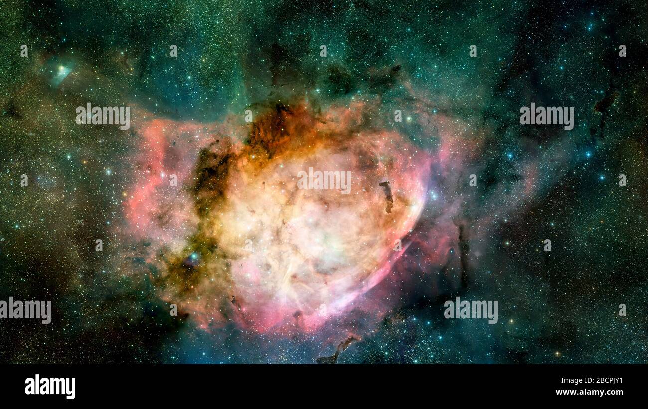 La nascita della stella in estrema. Elementi di questa immagine fornita dalla NASA. Foto Stock
