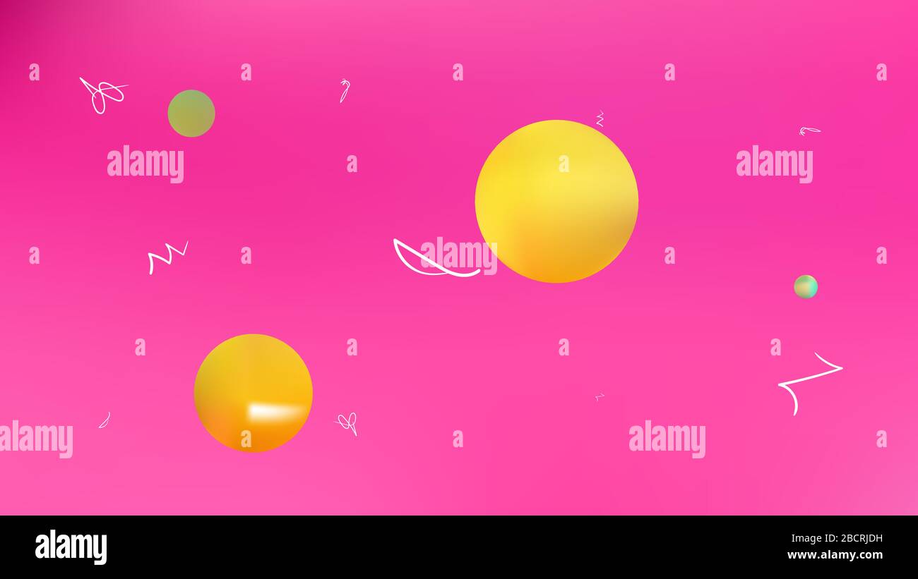 Fantasia creativa di illustrazione colorifica. Pura fantasia spaziale. Trama di sfondo, mesh. Di colore rosso. Super pianeti sfondo a tema. Backgrou colorato Illustrazione Vettoriale