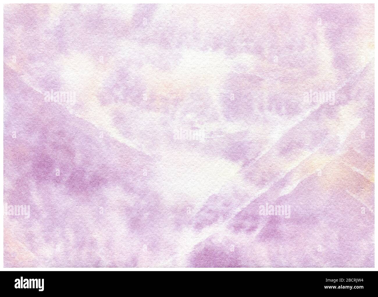 carta grana viola con effetto marmo, disegno astratto dipinto a mano in sfumature viola pastello, sfondo testurizzato acquerello Foto Stock