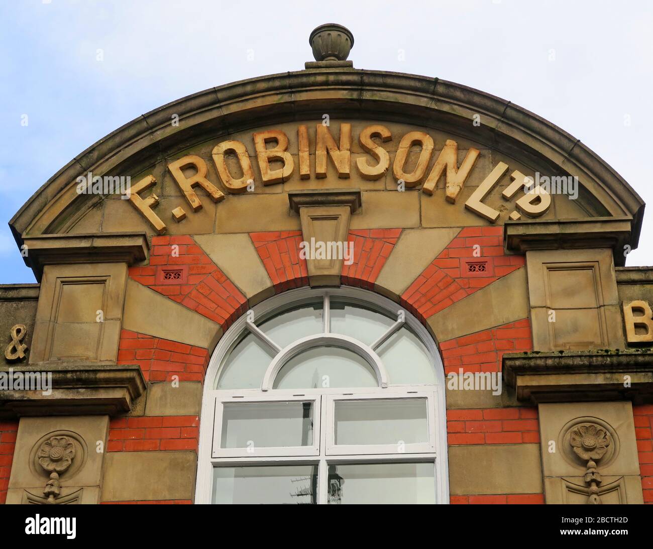 La Frederic Robinson Unicorn Brewery, birrifici, imbottigliatori, uffici, Lower Hillgate, Stockport, Greater Manchester, Inghilterra, Regno Unito, SK1 1JJ Foto Stock