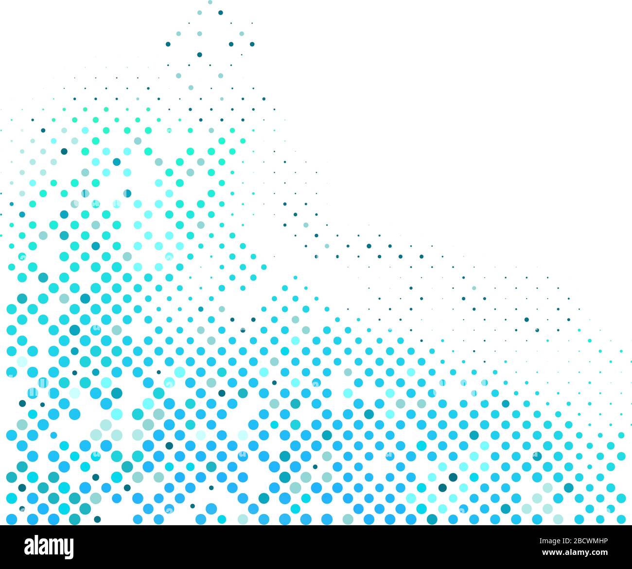Business blu tono di arresto su sfondo bianco. Modello per il modello aziendale. Illustrazione Vettoriale