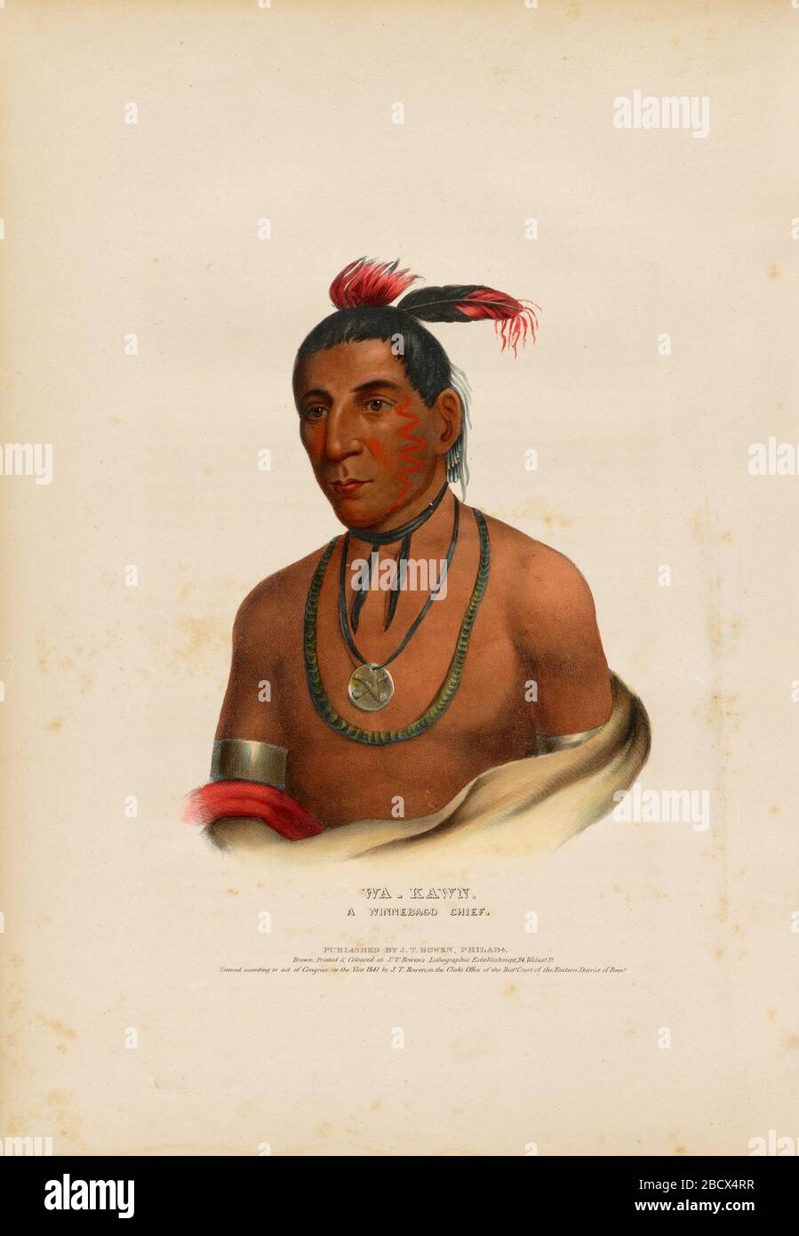 Wakawn un capo Winnebago. Foto Stock