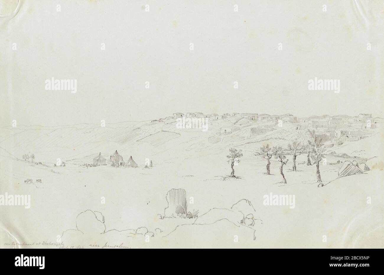 Vicino a Gerusalemme. Foto Stock