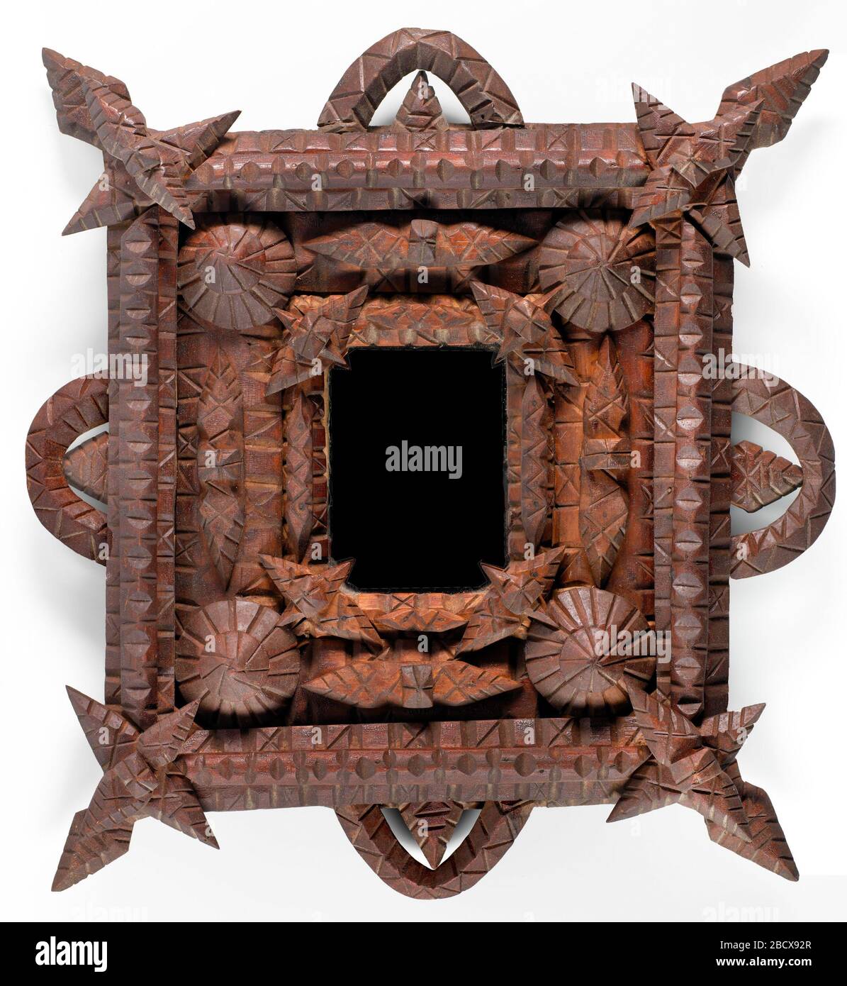 Telaio con specchietto interno. Foto Stock