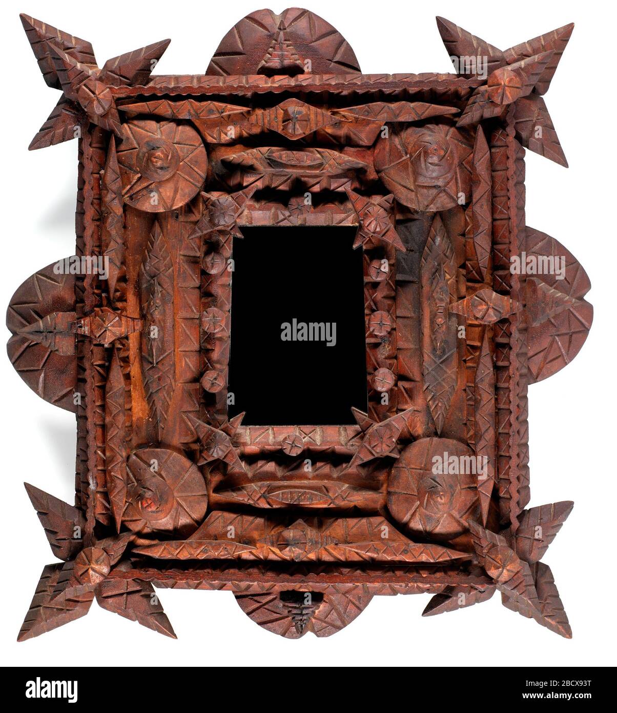 Telaio con specchietto interno. Foto Stock