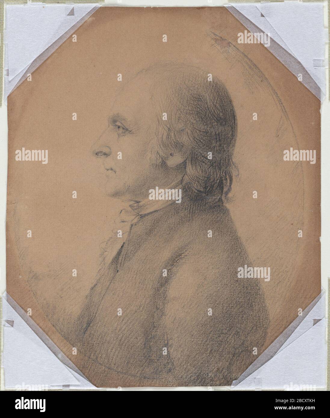 Charles Willson Peale. Nato nella contea di Queen Anne, MarylandQuesto ritratto raffigura meticolosamente l'artista, naturalista, ingegnere e fondatore del museo Charles Willson Peale. NPG.2009.58 Foto Stock