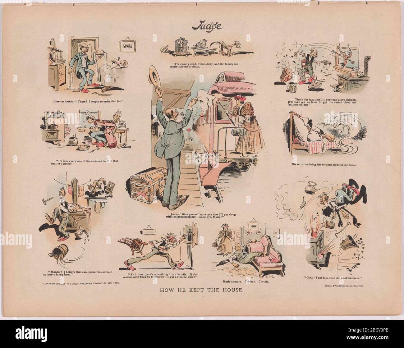 Il Boy si trova sulla Burning Deck. S/NPG.76.65 Foto Stock