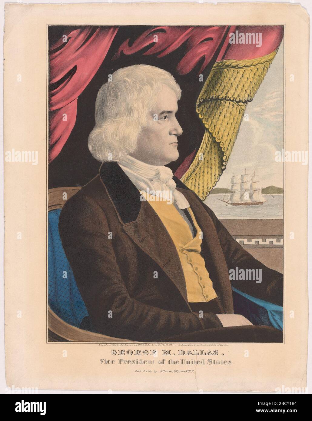 George Mifflin Dallas. S/NPG.88.123 Foto Stock