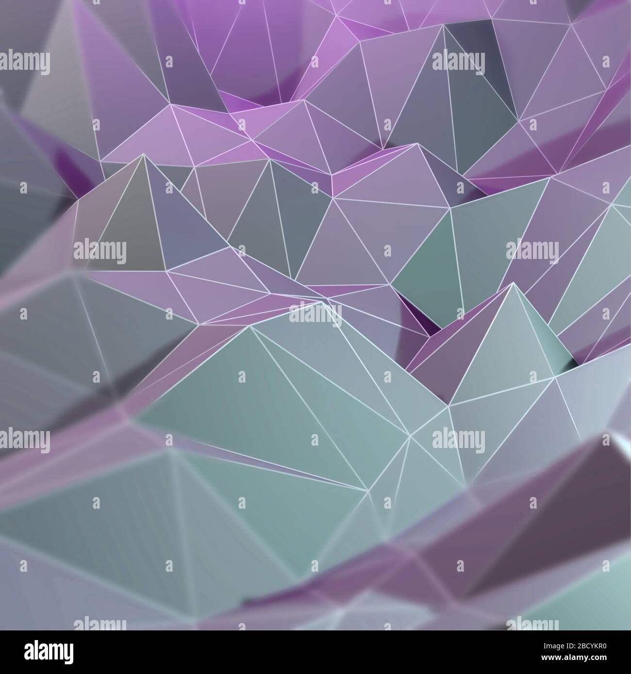 Lowpoly sfondo astratto. Triangoli ripiegati. Illustrazione Vettoriale