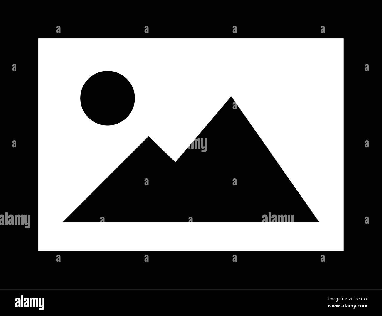 icona fotografia / foto / immagine Illustrazione Vettoriale