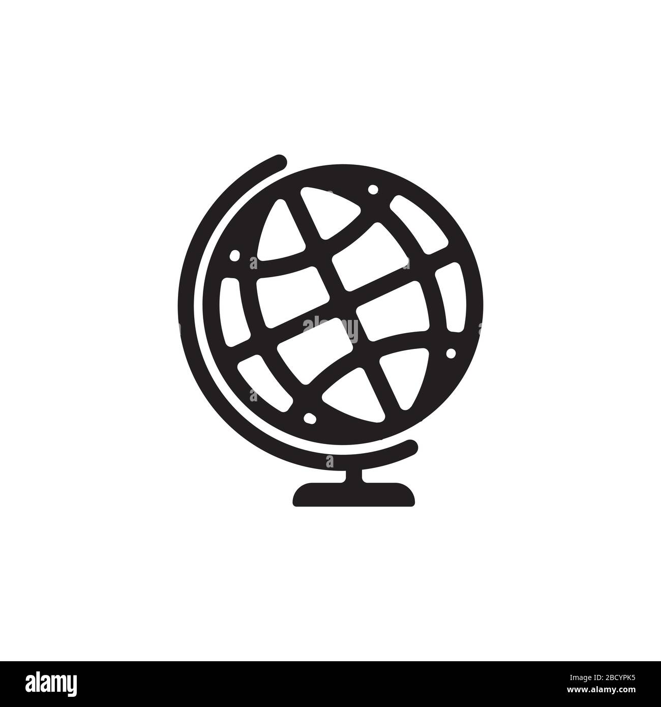 icona globo terrestre Illustrazione Vettoriale