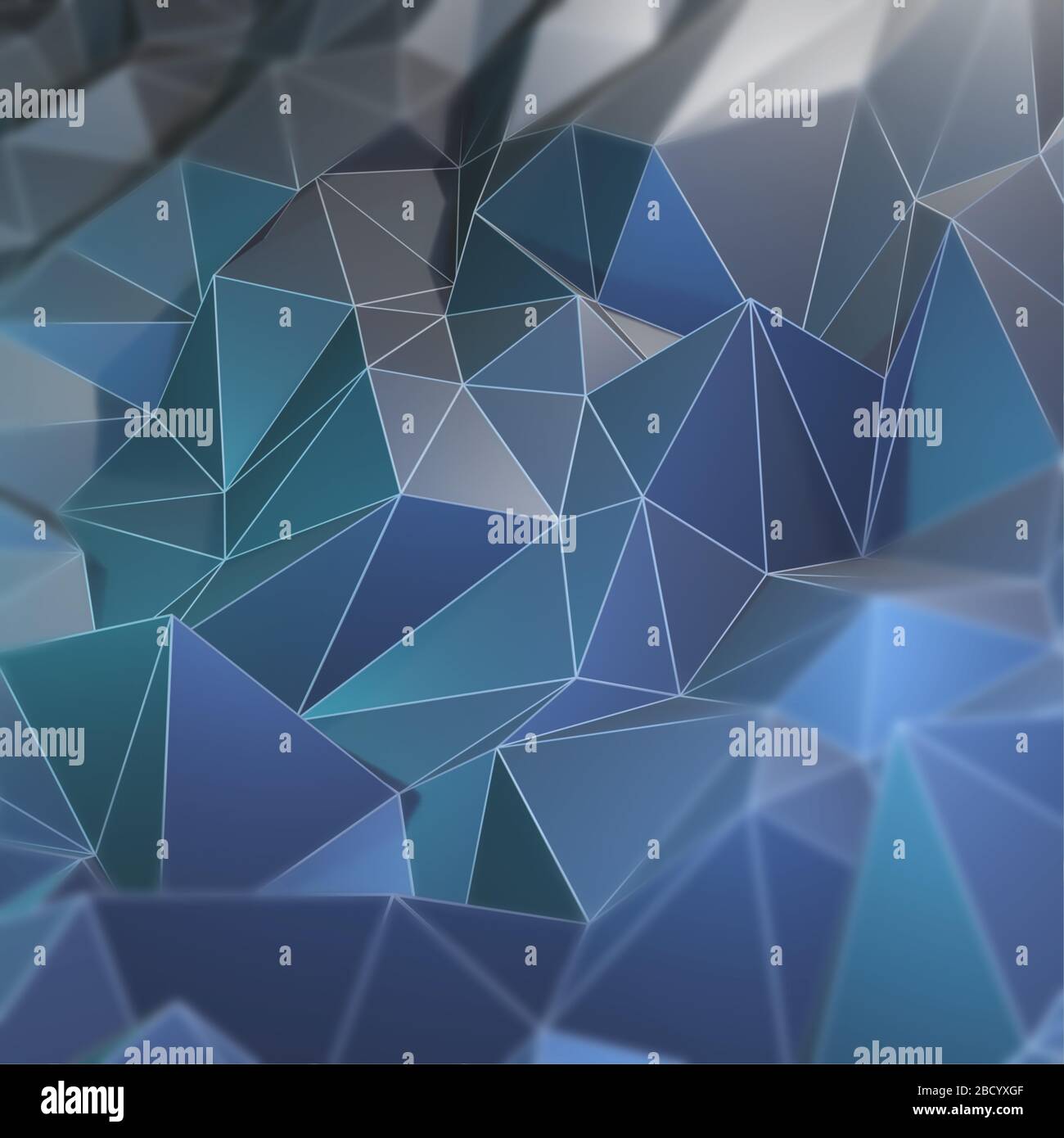 Lowpoly sfondo astratto. Triangoli ripiegati. Illustrazione Vettoriale
