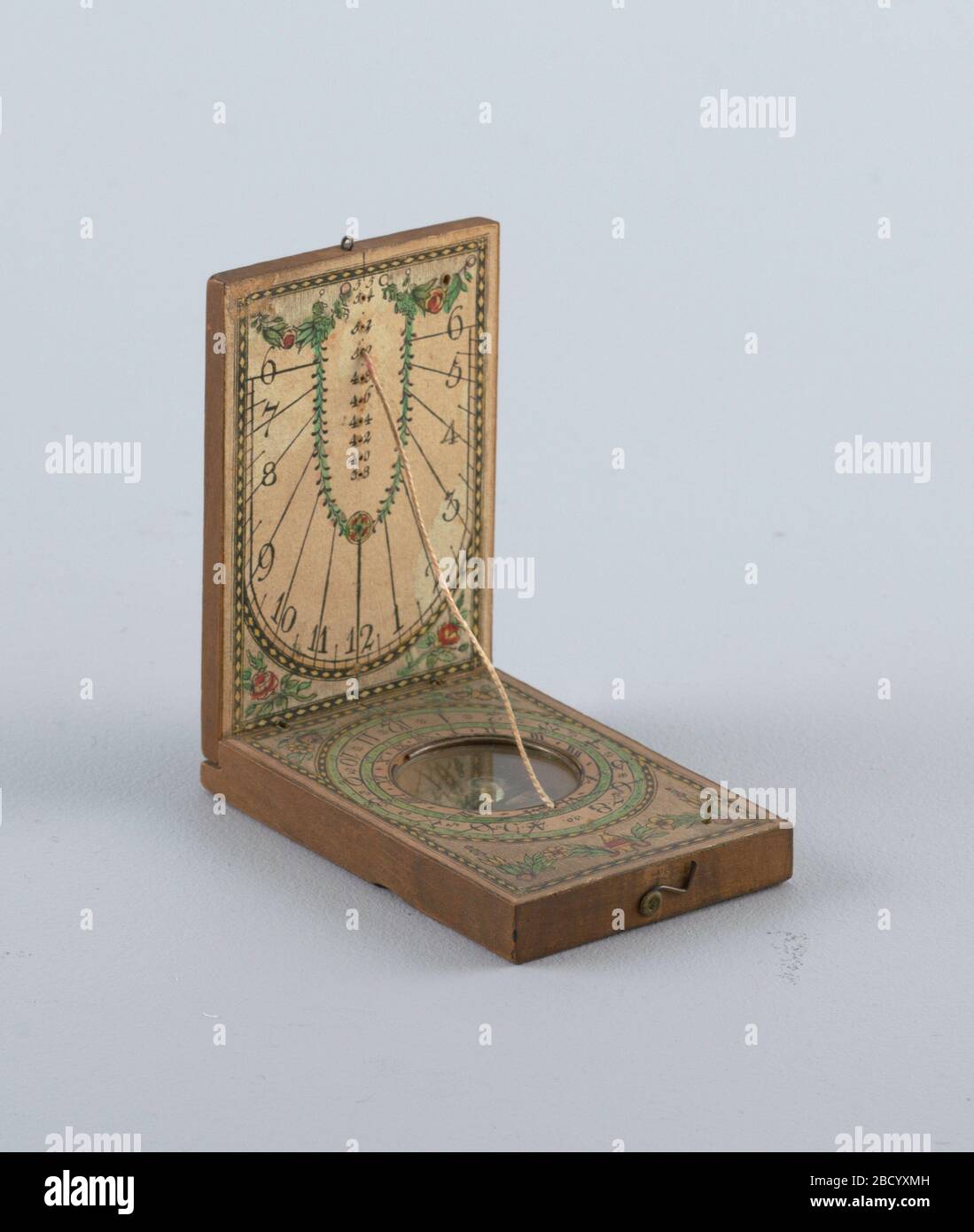 bussola solare. Ricerca in corso bussola solare Foto Stock