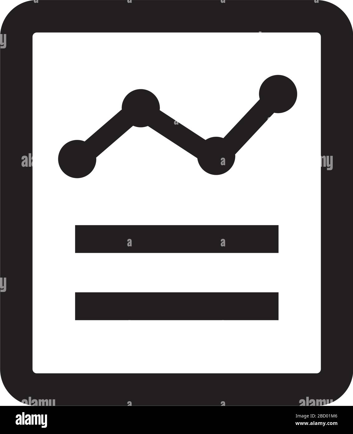 icona documento / file Illustrazione Vettoriale