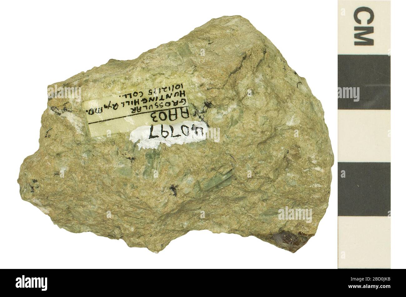 Nesosilicato minerale Grossular. EO 040797 Nesosilicate Mineral Grossular 002.jpg Foto Stock
