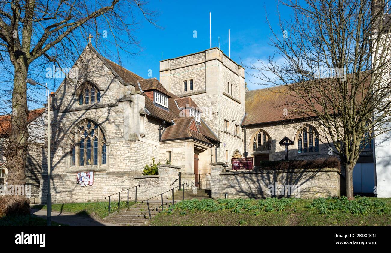La chiesa cattolica di San Giuseppe a Pickering, nello Yorkshire settentrionale Foto Stock