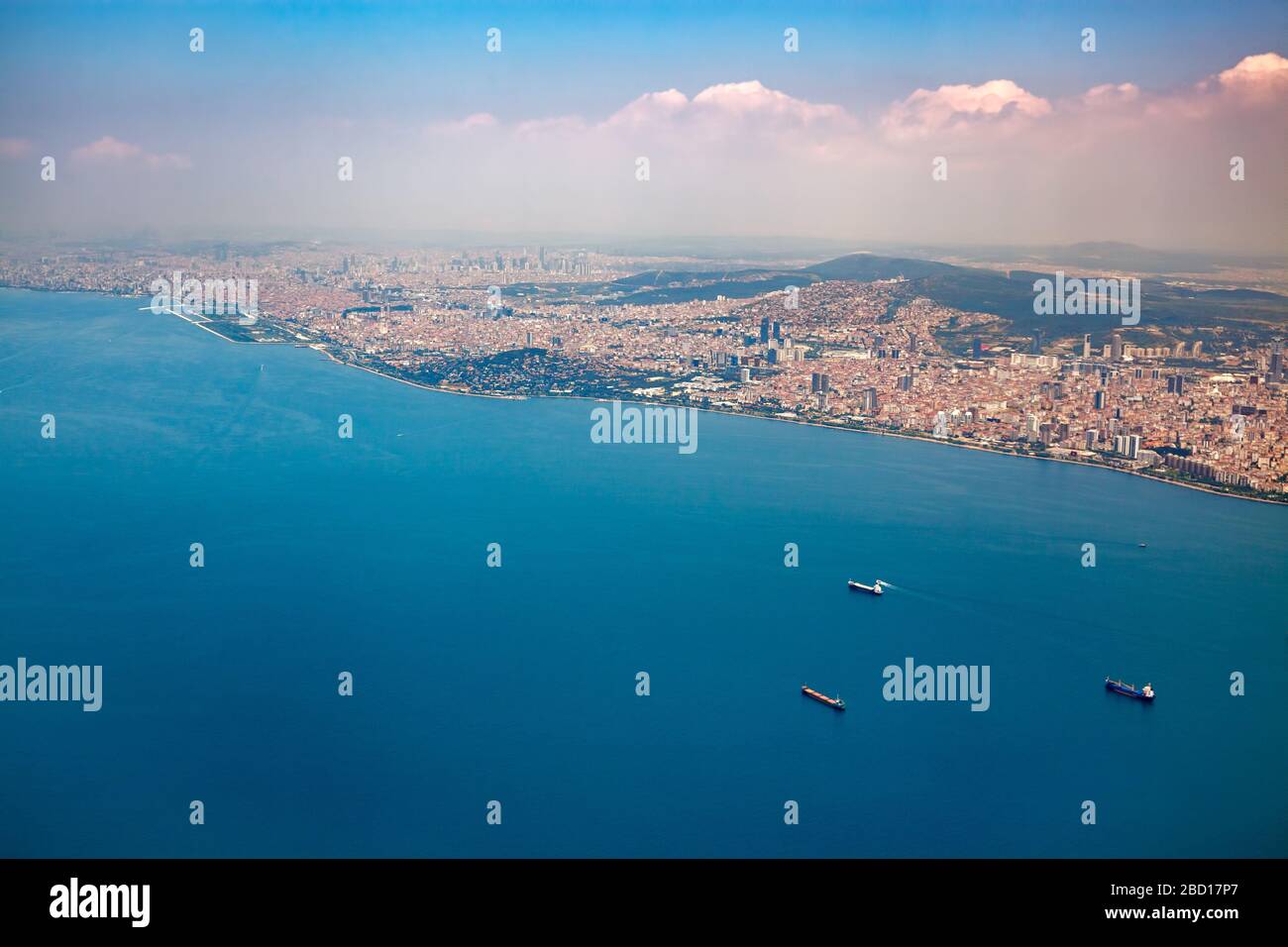 Antenna Istanbul Maltepe Pendik shore Foto Stock