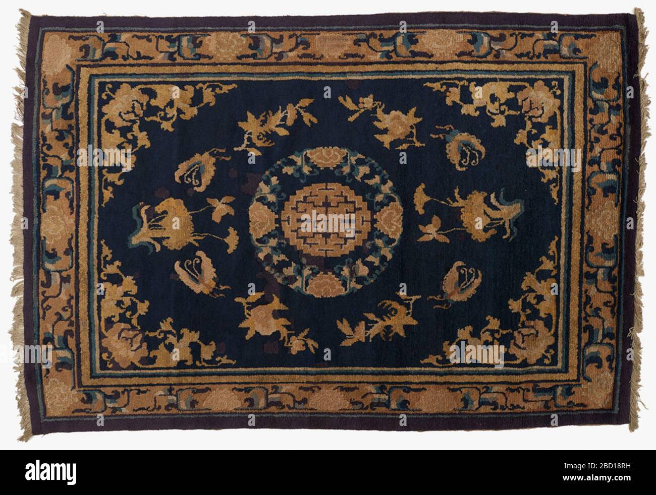 Tappeto oblungo. La Tiffany StudiosAmerican Art Association (fondata nel 1883) (C.L. Tappeto oblungo Foto Stock