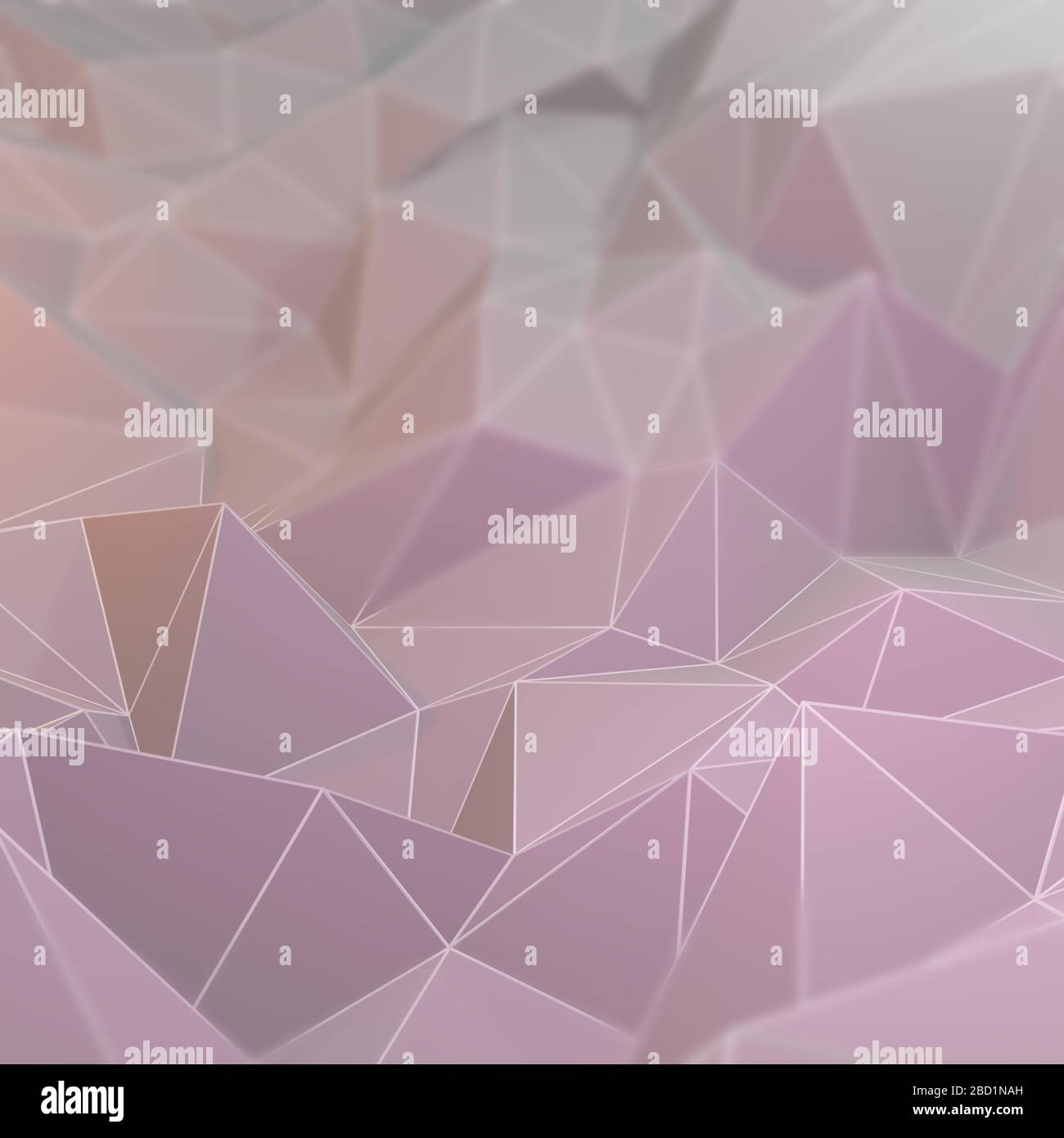 Illustrazione dei triangoli Lowpoly. Arte di sfondo del paesaggio astratto. Illustrazione Vettoriale