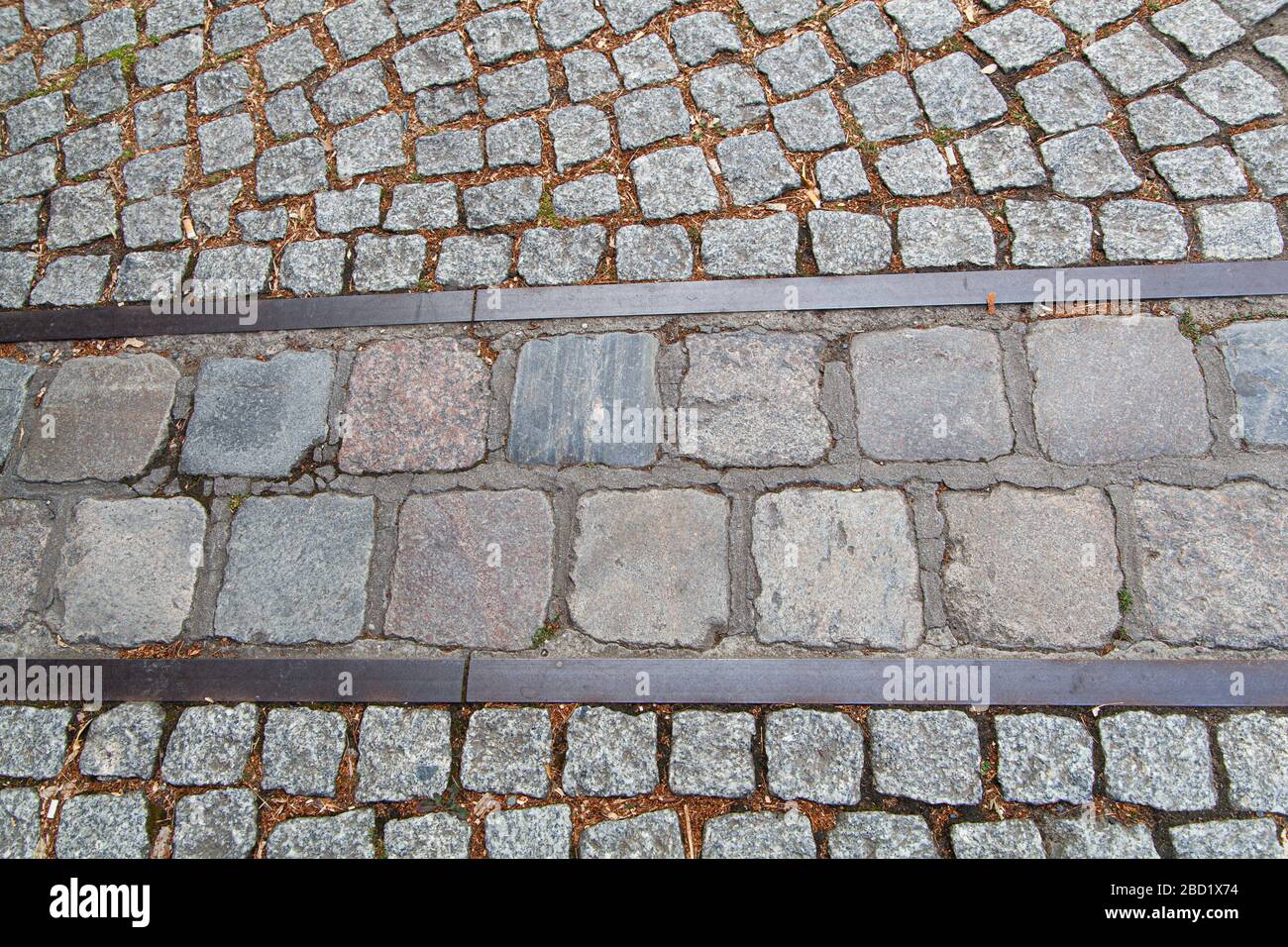 Designazione del muro di Berlino Foto Stock