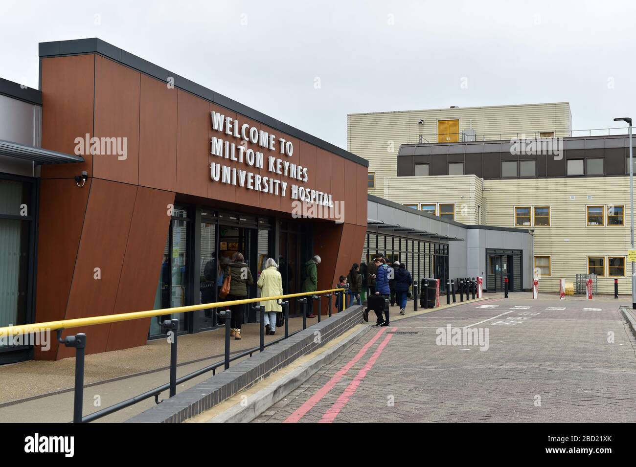 Milton Keynes University Hospital Foto Stock