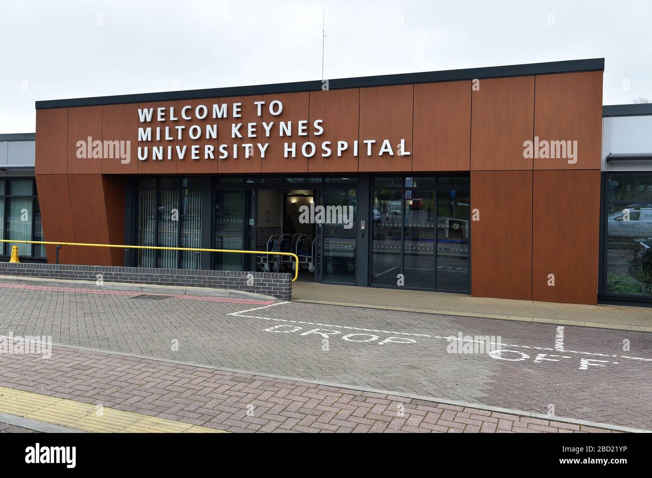 Milton Keynes University Hospital Foto Stock