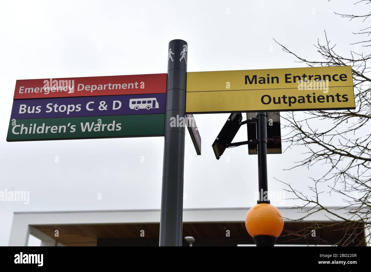 Milton Keynes University Hospital Foto Stock