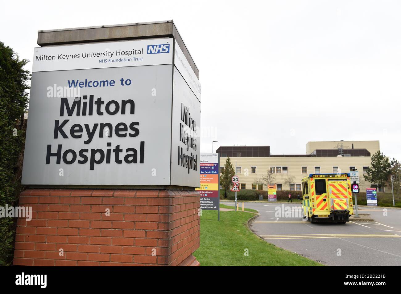 Milton Keynes University Hospital Foto Stock