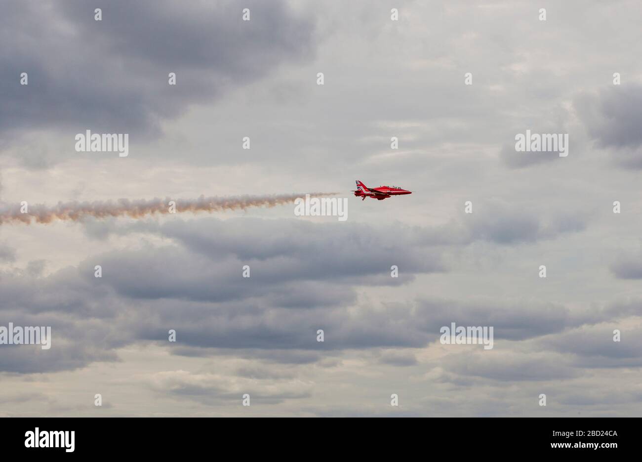 Le frecce rosse battenti a Biggin Hill Airshow di Foto Stock
